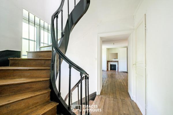 Maison de caractère et son extension contemporaine, aux portes du centre ville