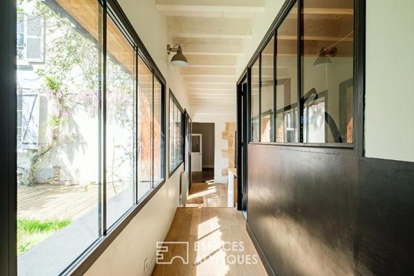 Maison de caractère et son extension contemporaine, aux portes du centre ville