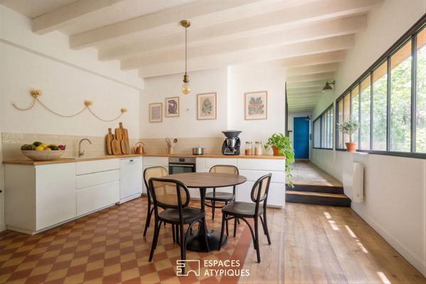 Maison de caractère et son extension contemporaine, aux portes du centre ville