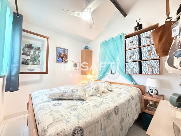 LE BARCARES (66), MAISON T3, DE 56 M2, AVEC MAGNIFIQUE JARDIN, STATIONNEMENTS, 2 MIN DE LA PLAGE