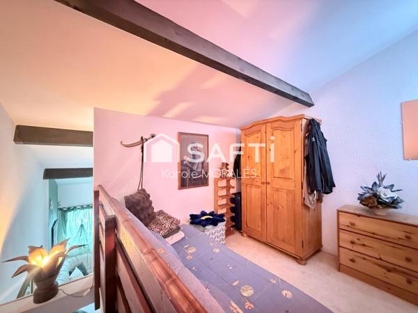 LE BARCARES (66), MAISON T3, DE 56 M2, AVEC MAGNIFIQUE JARDIN, STATIONNEMENTS, 2 MIN DE LA PLAGE