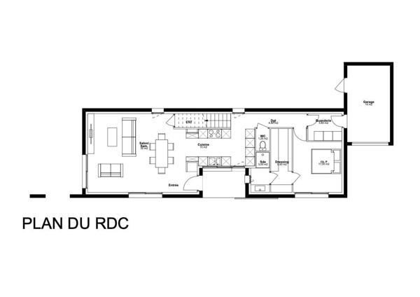 Villa d'architecte contemporaine et familiale.