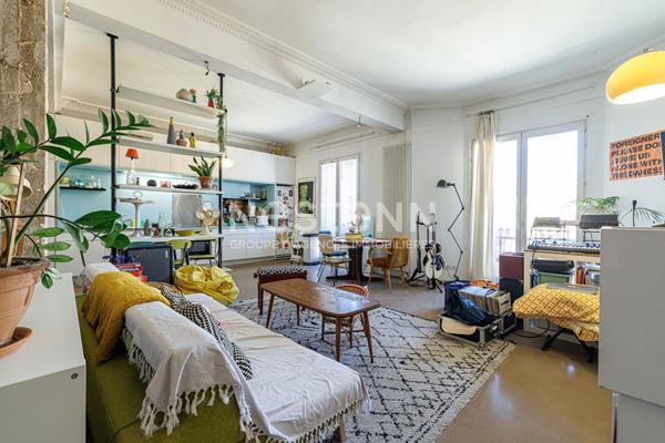 Trés bel appartement 4 pièces à vendre à Nice - Secteur Riquier- République d'environ 100 m².