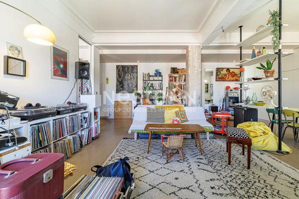 Trés bel appartement 4 pièces à vendre à Nice - Secteur Riquier- République d'environ 100 m².