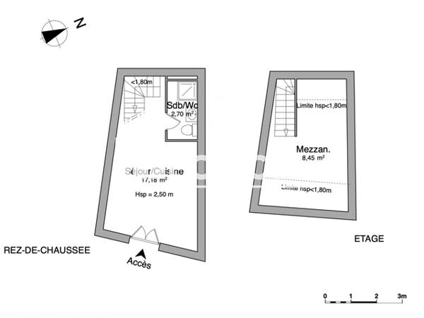 Location Appartement 2 pièces 28.33 m² - 29 RUE DU COMMERCE Bourgueil 37140