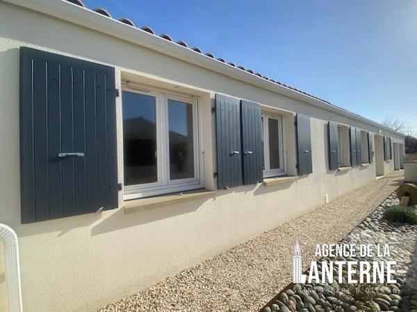 MAISON PLAIN-PIED 137 m² - TERRAIN 613 m² - DOUBLE GARAGE