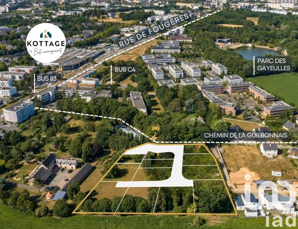 Terrain à vendre 421 m² Cesson-Sévigné