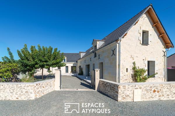 Demeure de caractère et maison indépendante au coeur d’un écrin de verdure