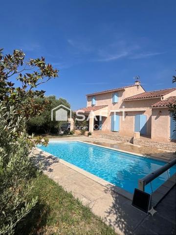 Pertuis : villa T6 de 166m² au calme avec piscine