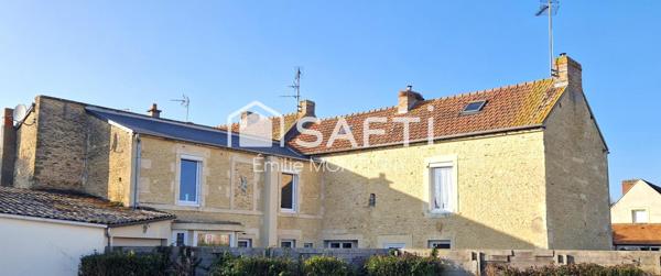 Maison familiale en pierres -188m2 - 5 chambres- Terrain 281m2