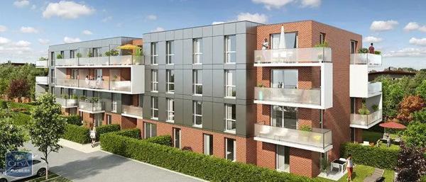 Appartement à louer 2 pièces 42.8m² Tourcoing (59200)