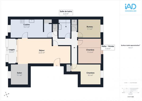 Appartement à vendre 4 pièces 86,32 m² Vandœuvre-lès-Nancy