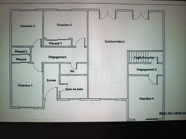 Maison familiale de 95 m² avec 4 chambres à Loudun