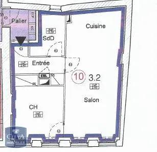Appartement à louer 2 pièces 40.76m² Metz (57000)