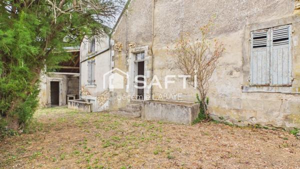 Maison à rénover avec terrain et dépendance