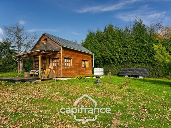 À vendre – Terrain de loisir 4 500 m² avec abris de jardin "chalet" aménagé – Lavernat (72, Sarthe)