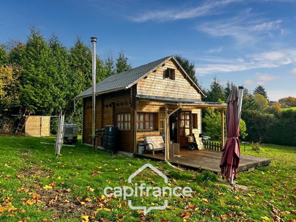 À vendre – Terrain de loisir 4 500 m² avec abris de jardin "chalet" aménagé – Lavernat (72, Sarthe)