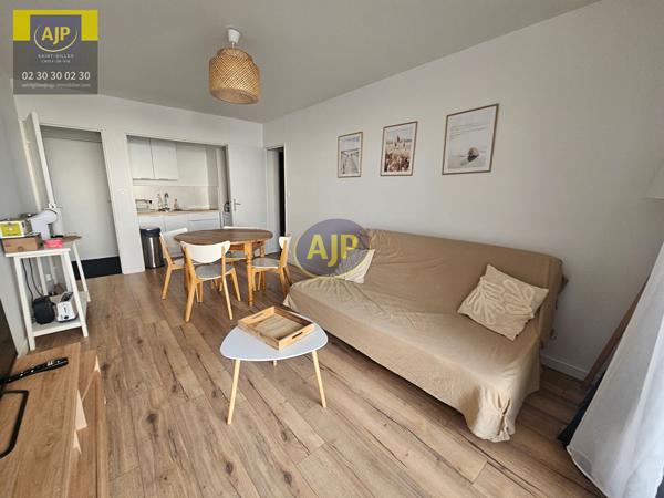 Appartement à louer Saint Gilles Croix De Vie : 2 pièces, 36m² avec 1 chambre(s) à 630€ - AJP Immobilier St-Gilles-Croix-de-Vie