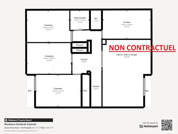 Appartement de 81,09 m²