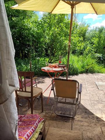 La maison champêtre et son jardin