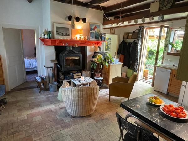 La maison champêtre et son jardin