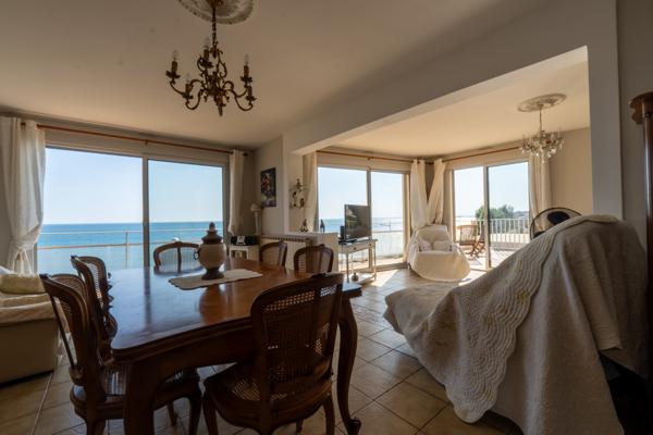 Appartement 4 pièces 114 m² à Sète, 3 chambres, vue spectaculaire sur la mer !
