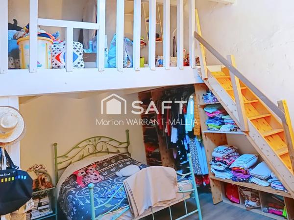 Maison de village sur 2 niveaux