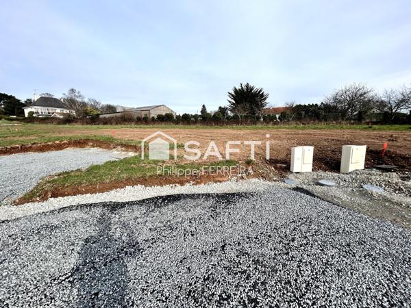 Terrain viabilisé avec tout à l'égout PRET À CONSTRUIRE