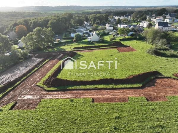 Terrain viabilisé avec tout à l'égout PRET À CONSTRUIRE