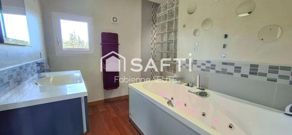 maison 192 m2, terrain 2700 m2, piscine 66 m2