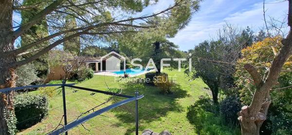 maison 192 m2, terrain 2700 m2, piscine 66 m2