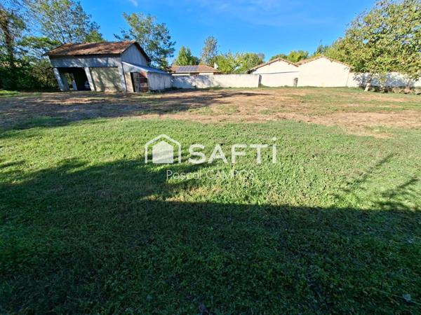 hangar sur un terrain de 1407m²