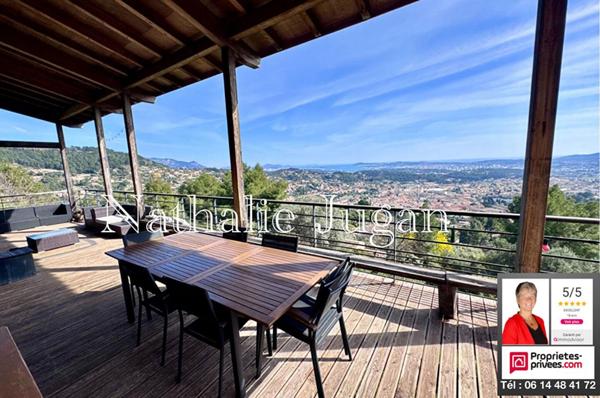 OLLIOULES - Maison d'architecte 4 pièce(s) 145 m2 avec vue exceptionnelle