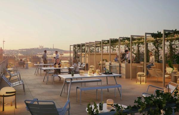 Plateau de bureau au sein d'un immeuble année 30 Art Déco à louer LYON 6EME (69), plateau de bureau à louer, plein coeur 6ème, quartier Foch