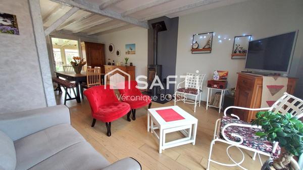 Maison familiale lumineuse avec véranda et jardin impeccable – 127 m² – 4 chambres- espace camping car