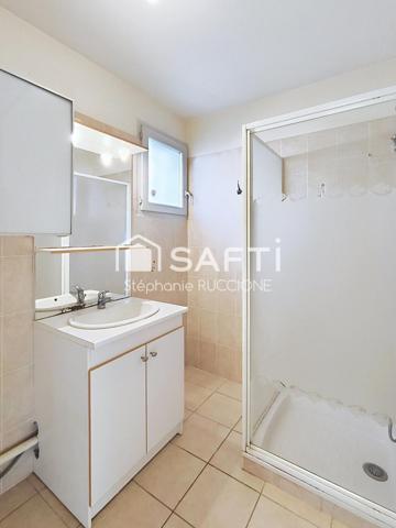 Appartement T3, garage, cave, place de parking, jardinet