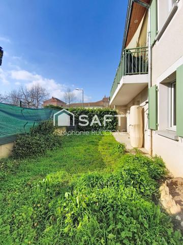 Appartement T3, garage, cave, place de parking, jardinet