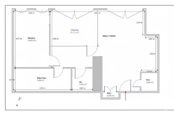 Appartement Paris 2 pièce(s) 50 m2 Pairs 16, Pied-à-terre, Investissement locatif, premier achat, Porte Dauphine, Victor Hugo, Longchamps, Bois de Boulogne