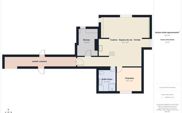 Appartement à vendre    3 pièces • 59,94 m2 Bernay