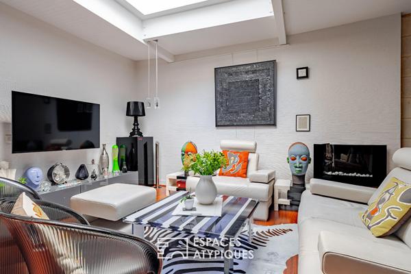 Duplex avec terrasse secrète sur les toits aux Halles