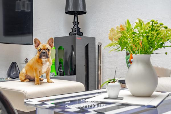 Duplex avec terrasse secrète sur les toits aux Halles