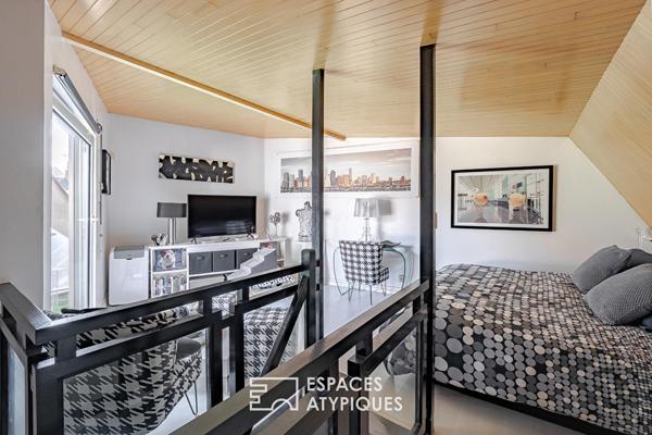 Duplex avec terrasse secrète sur les toits aux Halles