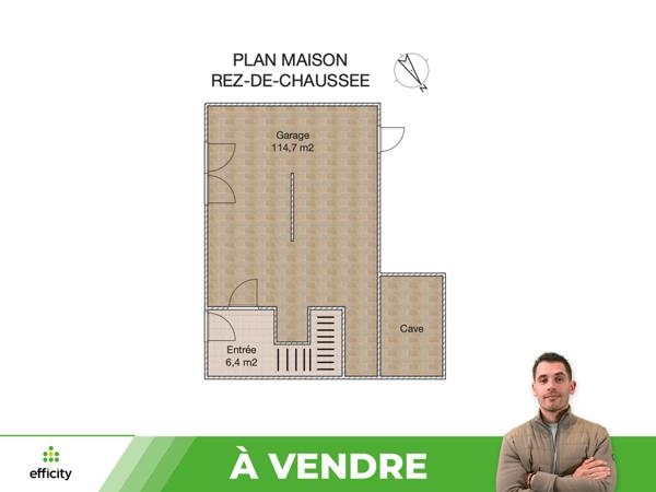 Maison 6 pièces - 115 m² Exclusivité efficity