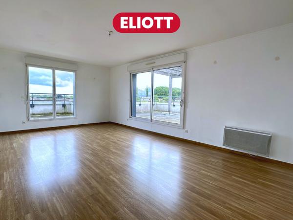 ELIOTT - Appartement 4 pièces 91 m² ? Dernier étage ? Terrasse 48 m² ? Parking - Saint-André-lez-Lille ? 3 chambres