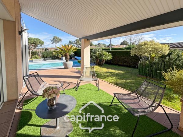 Maison d’architecte rénovée avec piscine – Quartier Chante Cigale à Gujan-Mestras