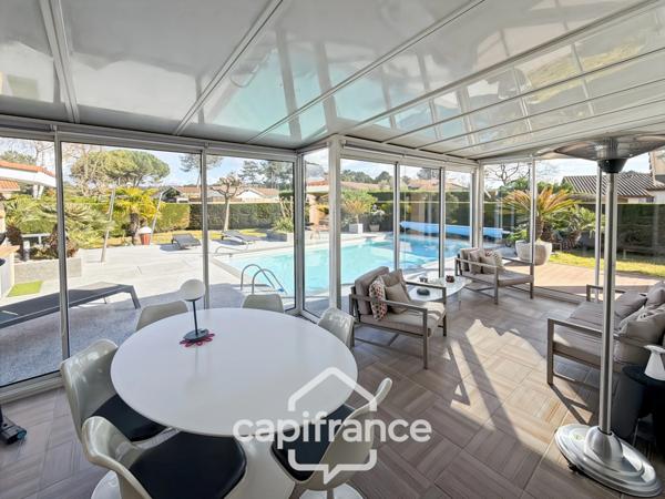 Maison d’architecte rénovée avec piscine – Quartier Chante Cigale à Gujan-Mestras