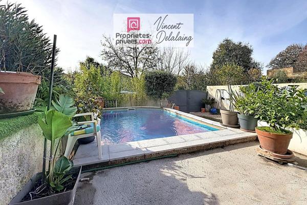 Chaleureuse maison T4-5 avec jardin et piscine