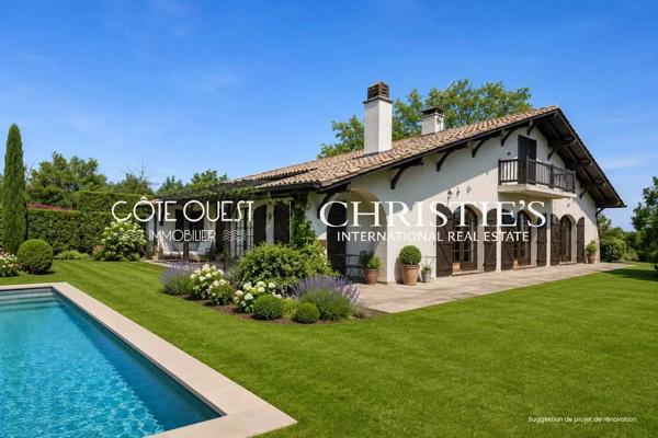 À vendre Urrugne - Villa d'architecte sur un terrain d'un hectare