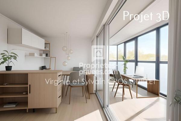 Studio 1 pièce 24 m2 + balcon Loggia de 9 m² + Parking