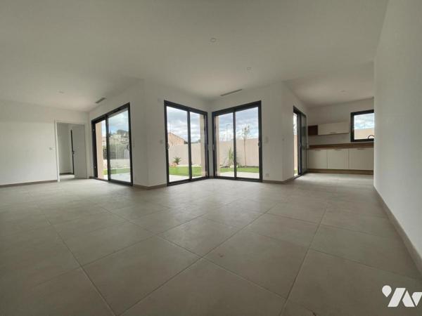 VILLA NEUVE T4 R+1  de 121m² habitables SUR TERRAIN 618m²